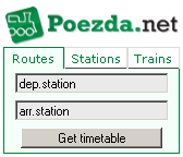 Search free railway timetable forms
